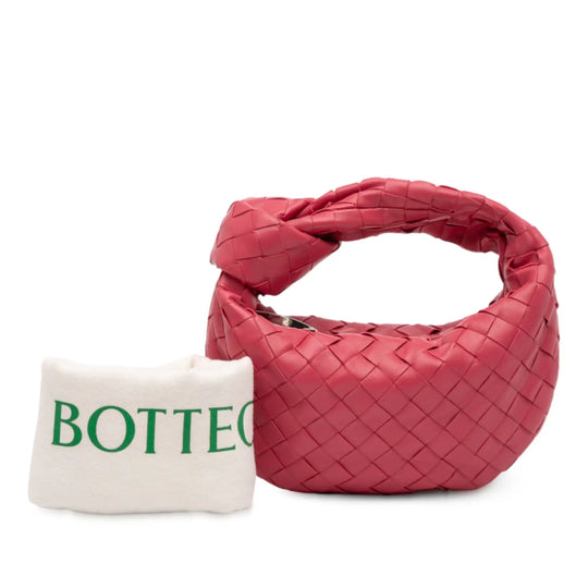 Bottega Veneta Jodie Mini Pink Intrecciato